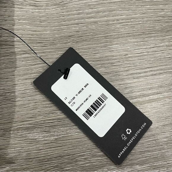 TOP ONLY Lululemon Peleton Palm Court V Neck Align Bra Light Support - Picture 2 of 2